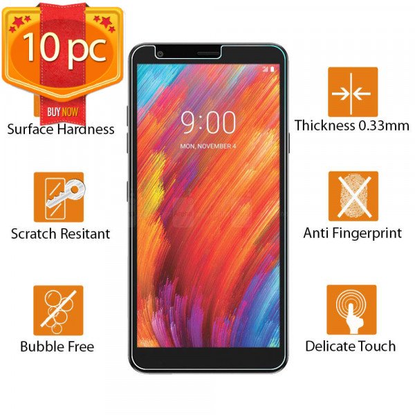 Wholesale LG Aristo 4+ / Escape Plus / Tribute Royal Tempered Glass Screen Protector 10pc (Clear)